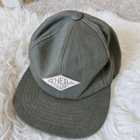 O'Neill Snapback Baseball Hat Army Green Cap - Picture 1 of 13